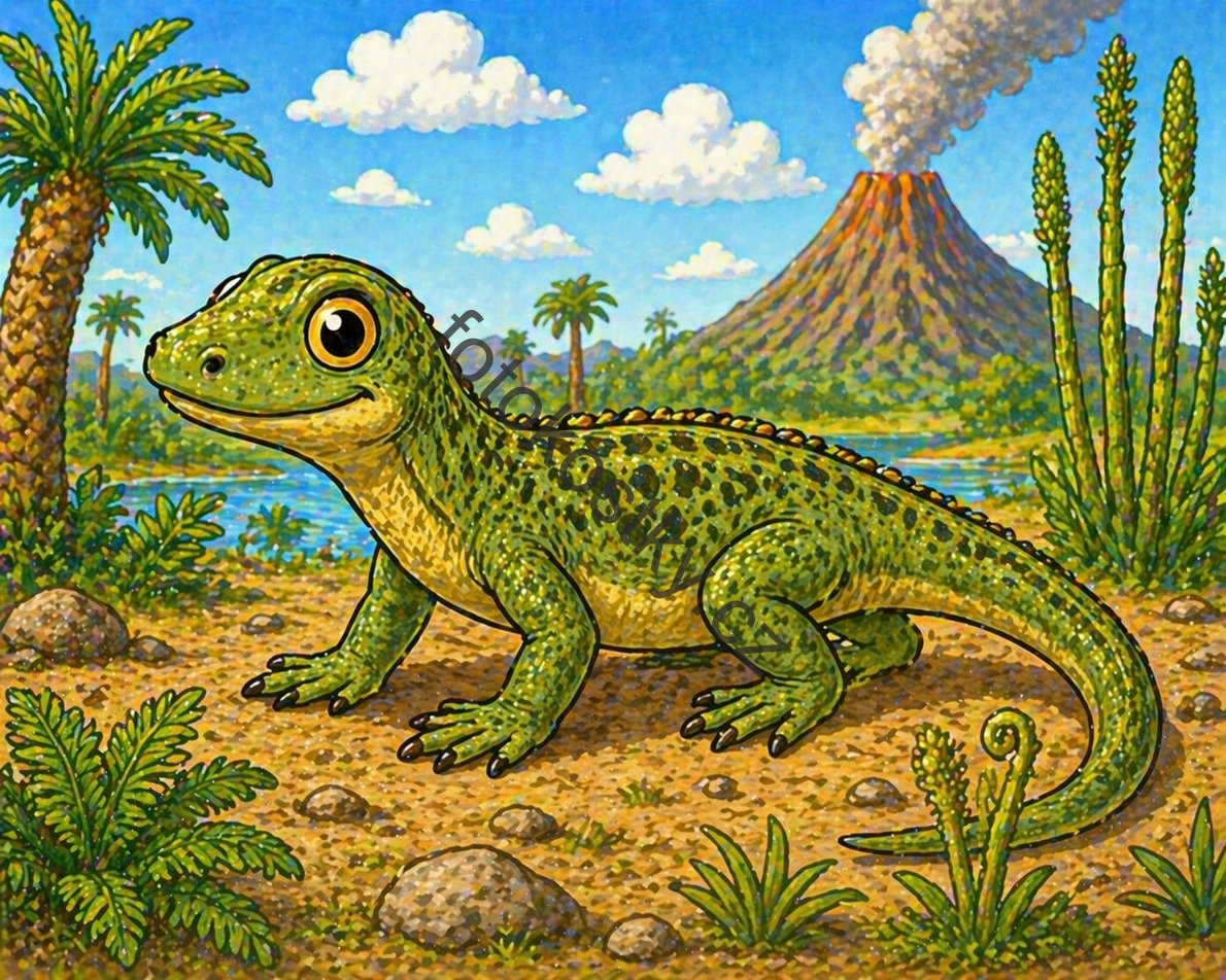 dinosaurus v pralese